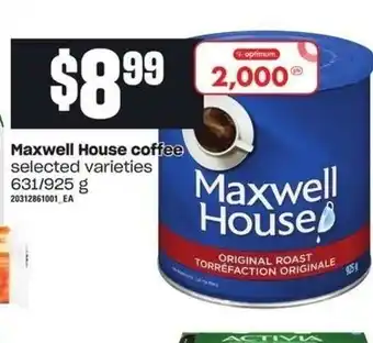 Independent Grocer Maxwell house coffee offer