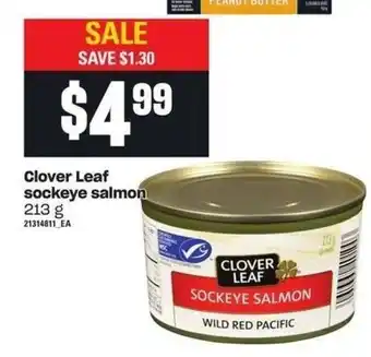Independent Grocer Clover leaf sockeye salmon offer