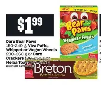 Independent Grocer Dare bear paws offer
