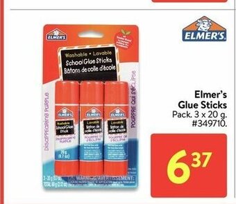 Walmart Elmer's glue sticks offer