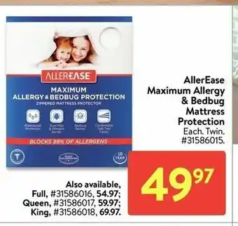 Walmart Allerease maximum allergy offer