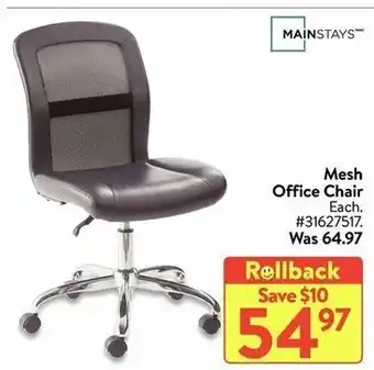 Walmart Mesh office chair offer