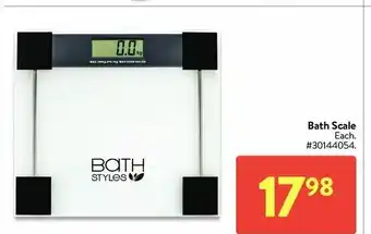 Walmart Bath scale offer