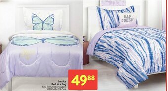 Walmart Justice bed in a bag offer