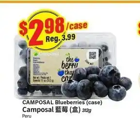 Btrust Supermarket Camposal blueberries offer