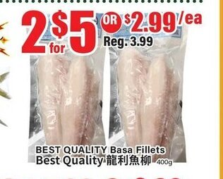 Btrust Supermarket Best quality basa fillets offer