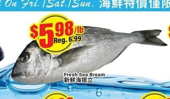 Btrust Supermarket Fresh sea bream offer