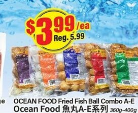 Btrust Supermarket Ocean food fried fish ball combo A-E offer
