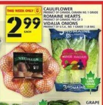 Food Basics Cauliflower offer