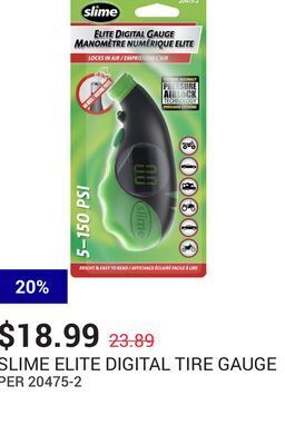 NAPA Auto Parts Elite digital tire gauge offer