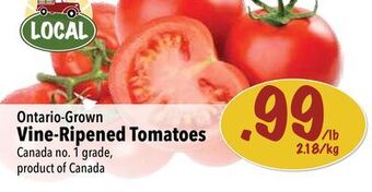 Farm Boy Vine-ripened tomatoes offer
