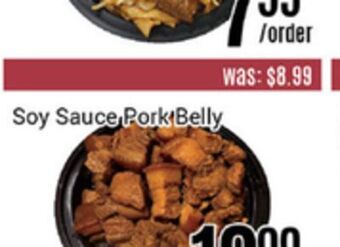 Nations Fresh Foods Soy sauce pork belly offer