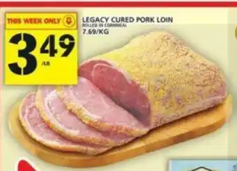 Food Basics Legacy cured pork loin offer