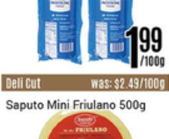 Nations Fresh Foods Saputo mini friulano offer