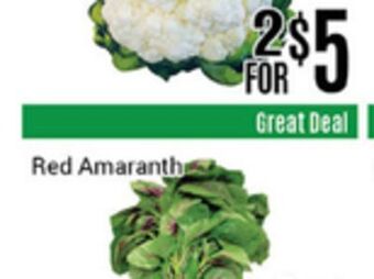 Nations Fresh Foods Red amaranth offer