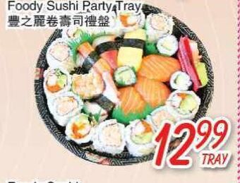 Foody Mart Foody sushi party tray offer