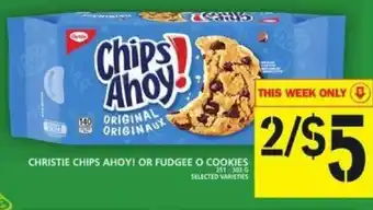Food Basics Christie Chips Ahoy! or Fudgee O Cookies offer