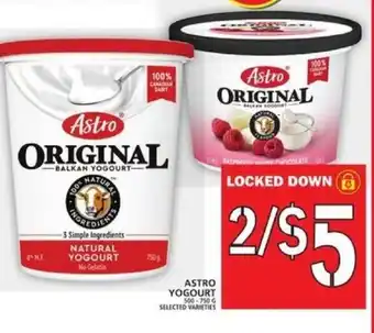 Food Basics Astro Yogurt offer