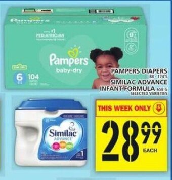Food Basics Pampers Diapers offer