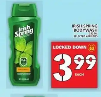 Food Basics Irish Spring Bodywash offer