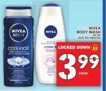 Food Basics Nivea Body Wash offer