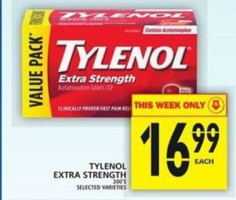 Food Basics Tylenol extra Strength offer