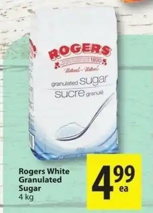 Save on Foods Rogers White Granulated Sugar offer