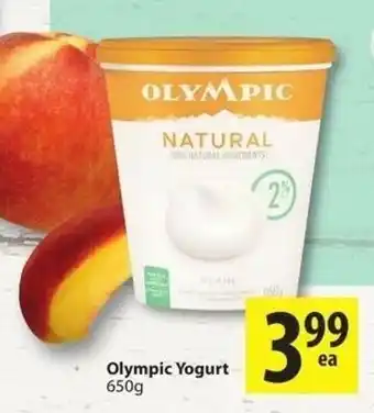 Save on Foods Olympic Yogurt offer