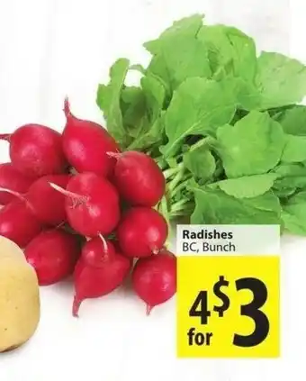 Save on Foods Radishes offer