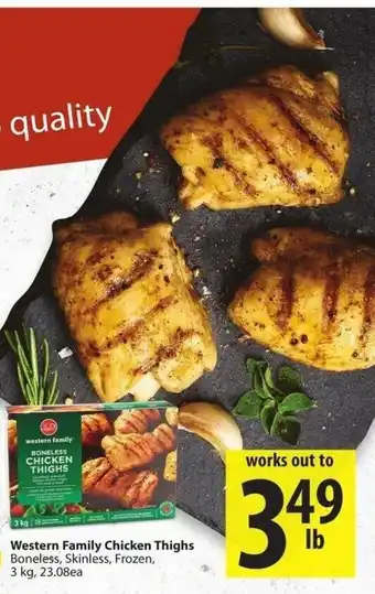Save on Foods Western Chicken Thighs offer