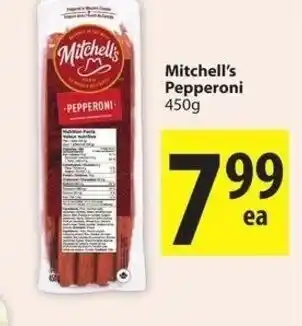 Save on Foods Mitchell's Pepperoni offer