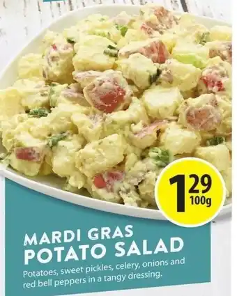 Save on Foods Mardi Gras Potato Salad offer