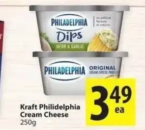 Save on Foods Kraft Philidelphia Cream Cheese offer