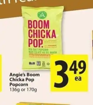 Save on Foods Angie's Boom Chicka Pop Popcorn offer