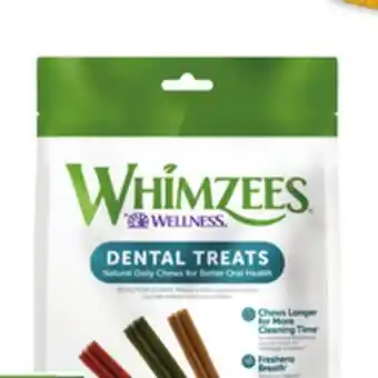Petsmart Whimzees dental dog treats offer
