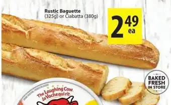 Save on Foods Rustic Baguette offer