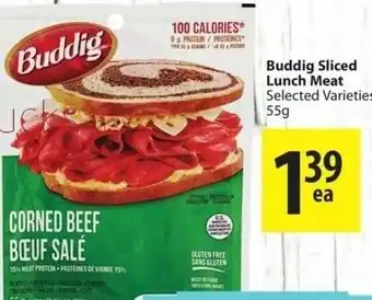 Save on Foods Buddig Sliced Lunch Meat offer