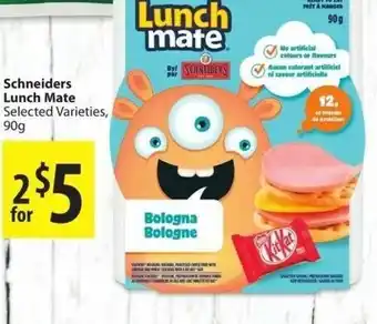 Save on Foods Schneiders Lunch Mate offer