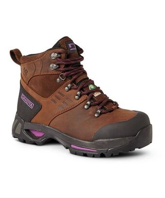 Mark's Dakota workpro series women's 2120 steel toe composite plate waterproof leather safety work boots - dark coffee offer