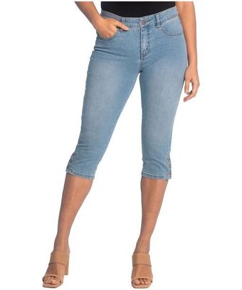 Mark's Lois women's alexane mid-high rise slim leg capri jeans offer