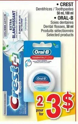 Jean Coutu Crest offer