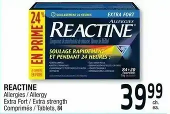 Jean Coutu Reactine offer