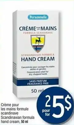Jean Coutu Crème Pour Les Mains Formule Scandinave offer