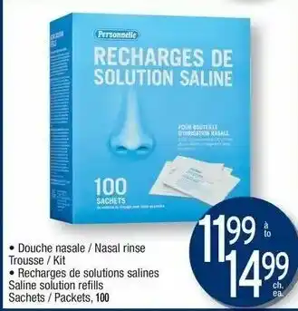 Jean Coutu Douche Nasale/ Nasal Rinse Trousse/ Kit offer