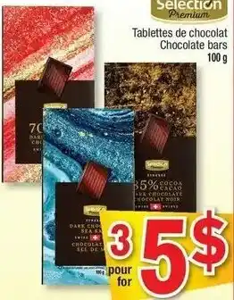 Jean Coutu Tablettes De Chocolat Chocolate Bars offer