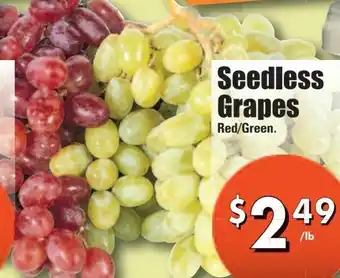 Westfort Foods Seedless Grapes offer