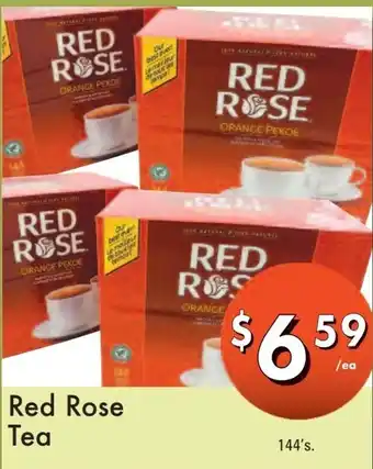 Westfort Foods Red Rose Tea offer