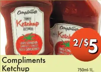 Westfort Foods Compliments Ketchup offer