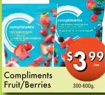 Westfort Foods Compliments Fruit/Berries offer