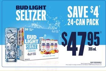 The Beer Store Bud light seltzer offer